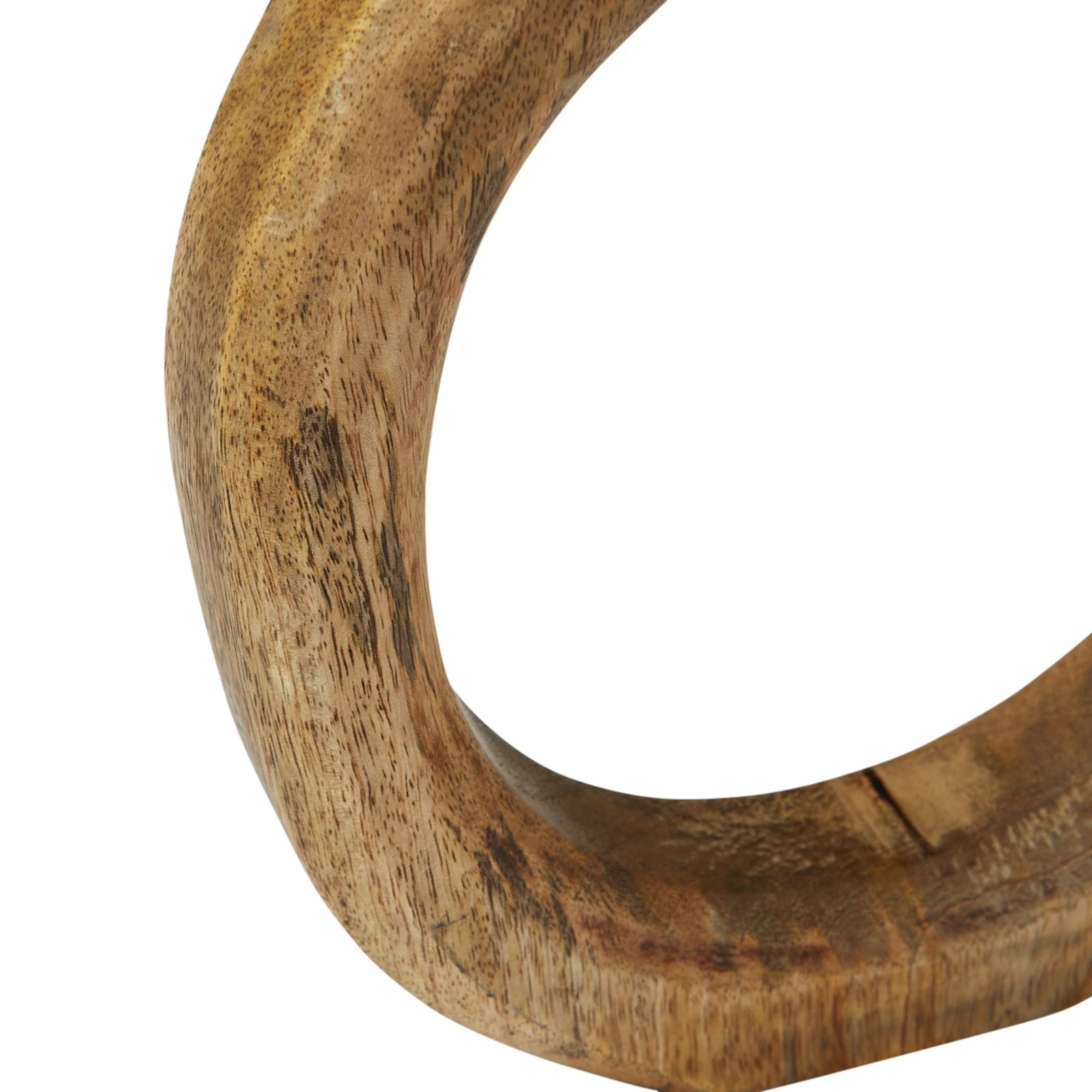 Mango Wood Circle Decor
