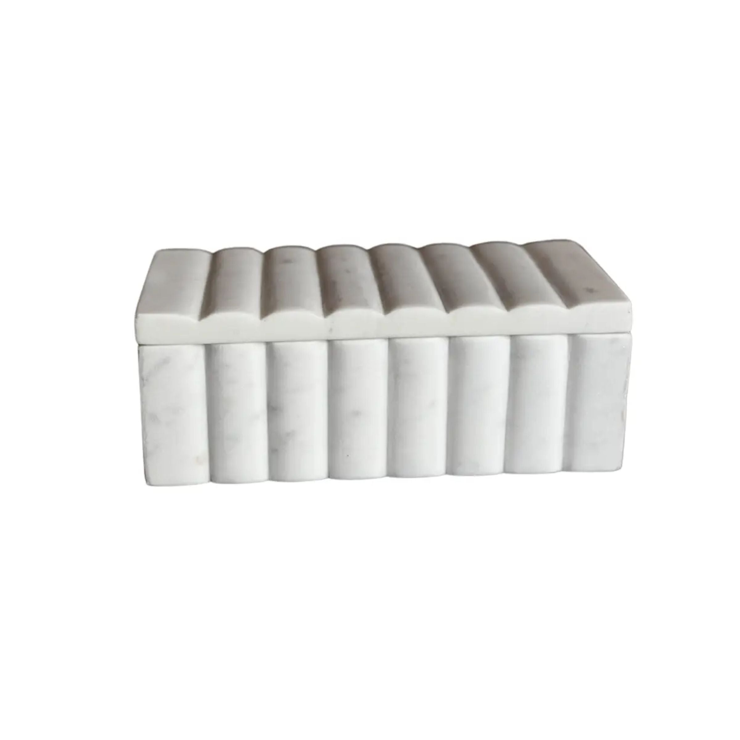 Marble Scalloped Box