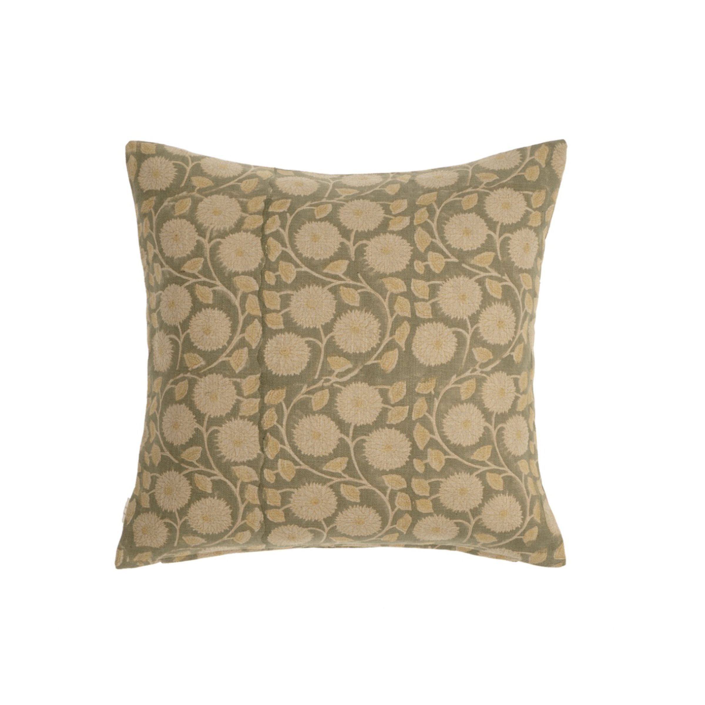 Marigold Block Print Pillow