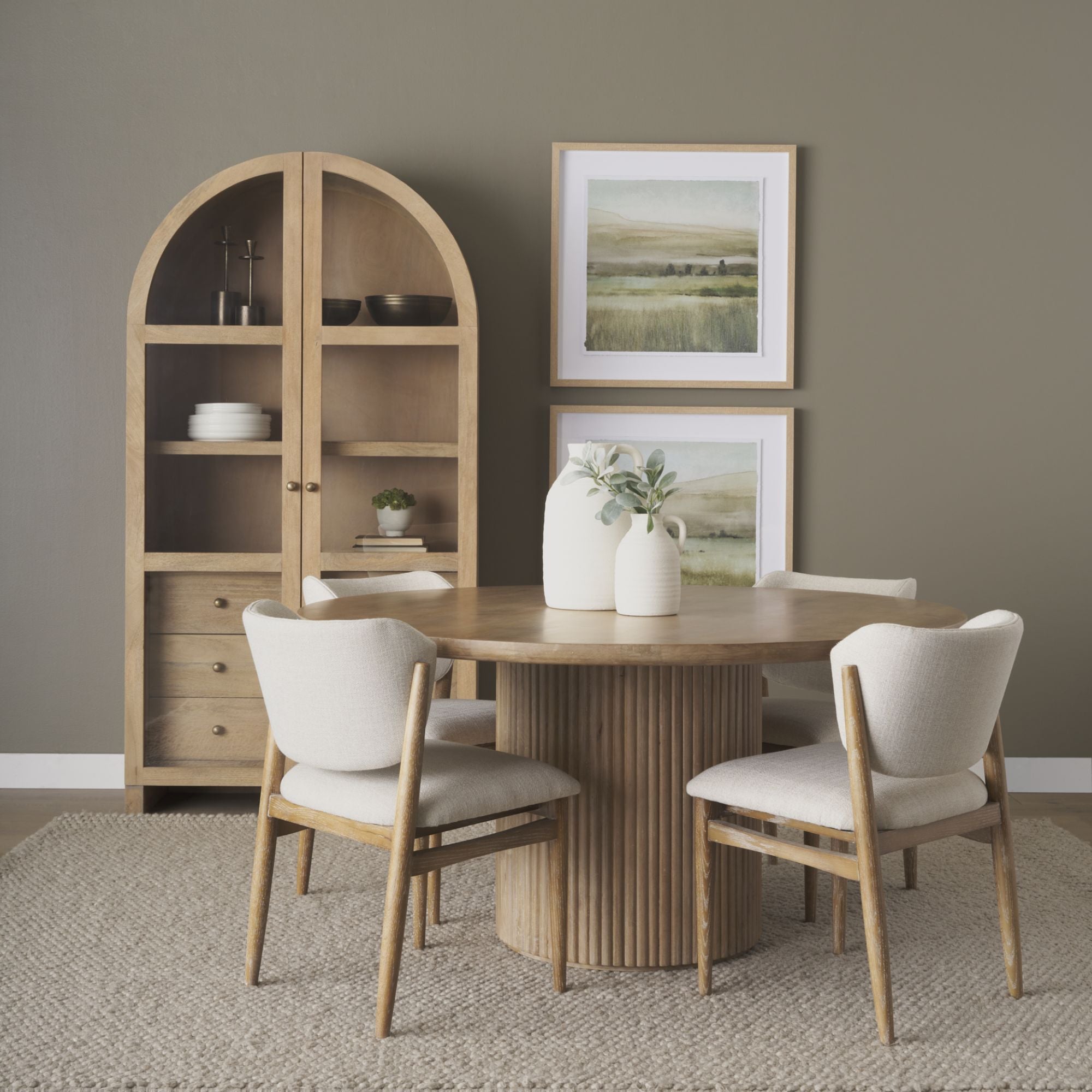 Cline Dining Chair | Cream