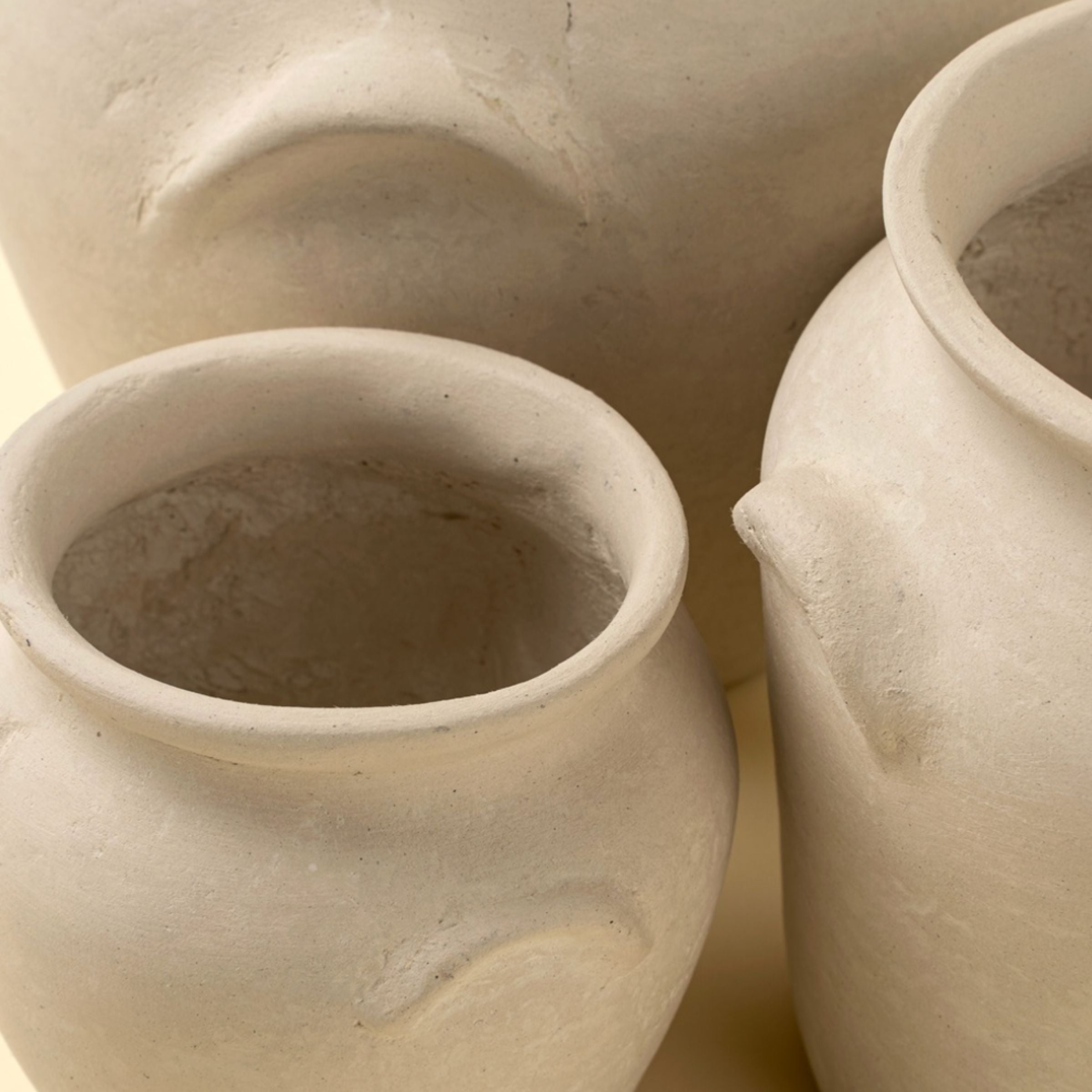 Milos Paper Mache Urn