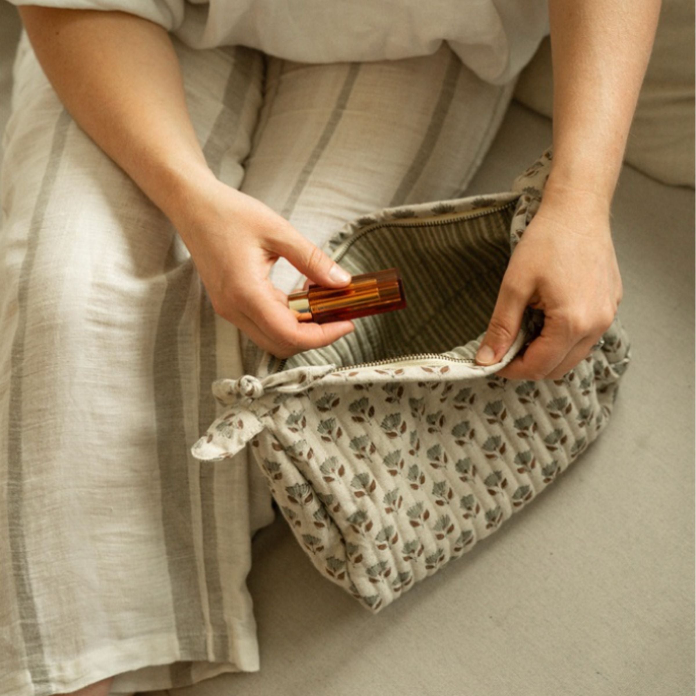 Monisha Block Print Pouch
