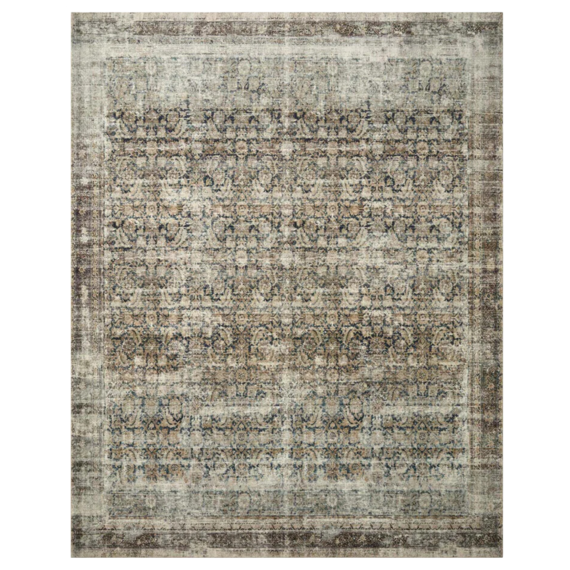 Morgan Rug | Navy/Sand