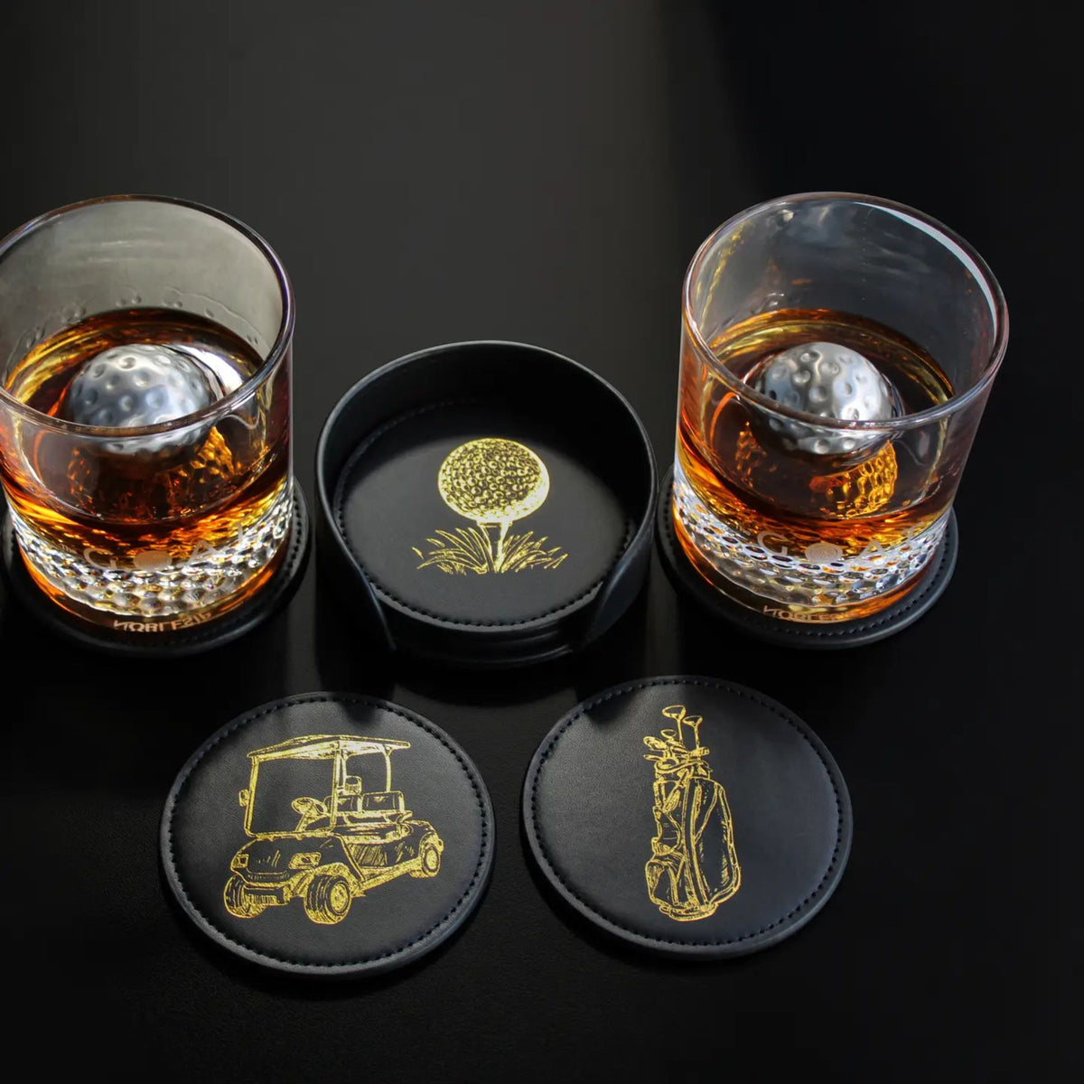 Golf Coaster Set