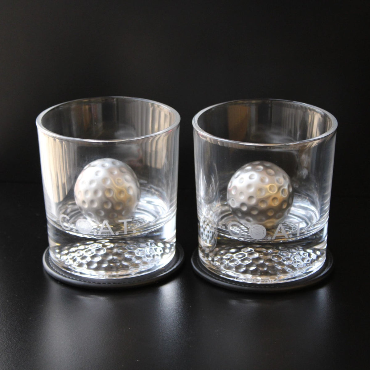 Whiskey Golf Ice Balls Gift Set