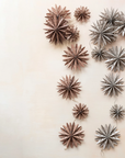 Paper Snowflake Garland - Brown