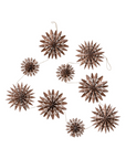 Paper Snowflake Garland - Brown