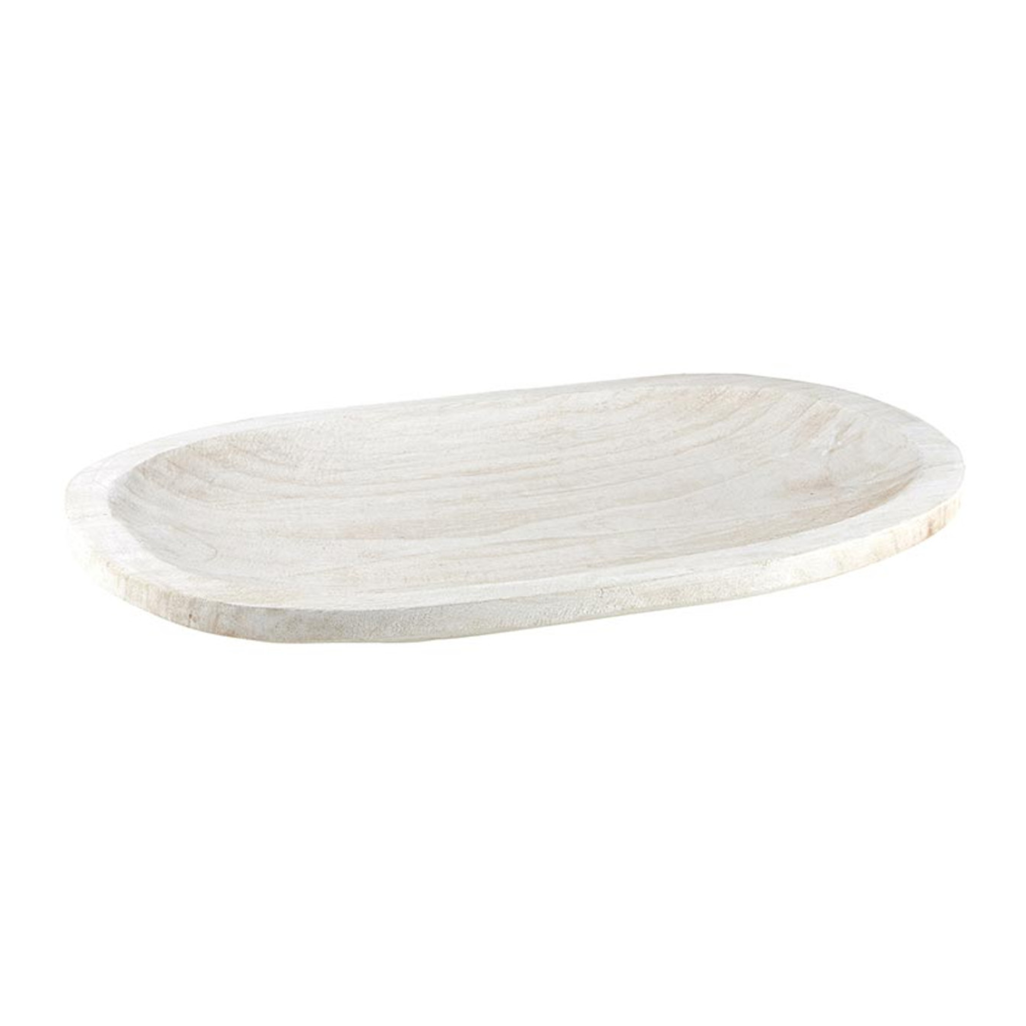 Paulownia Platter | White