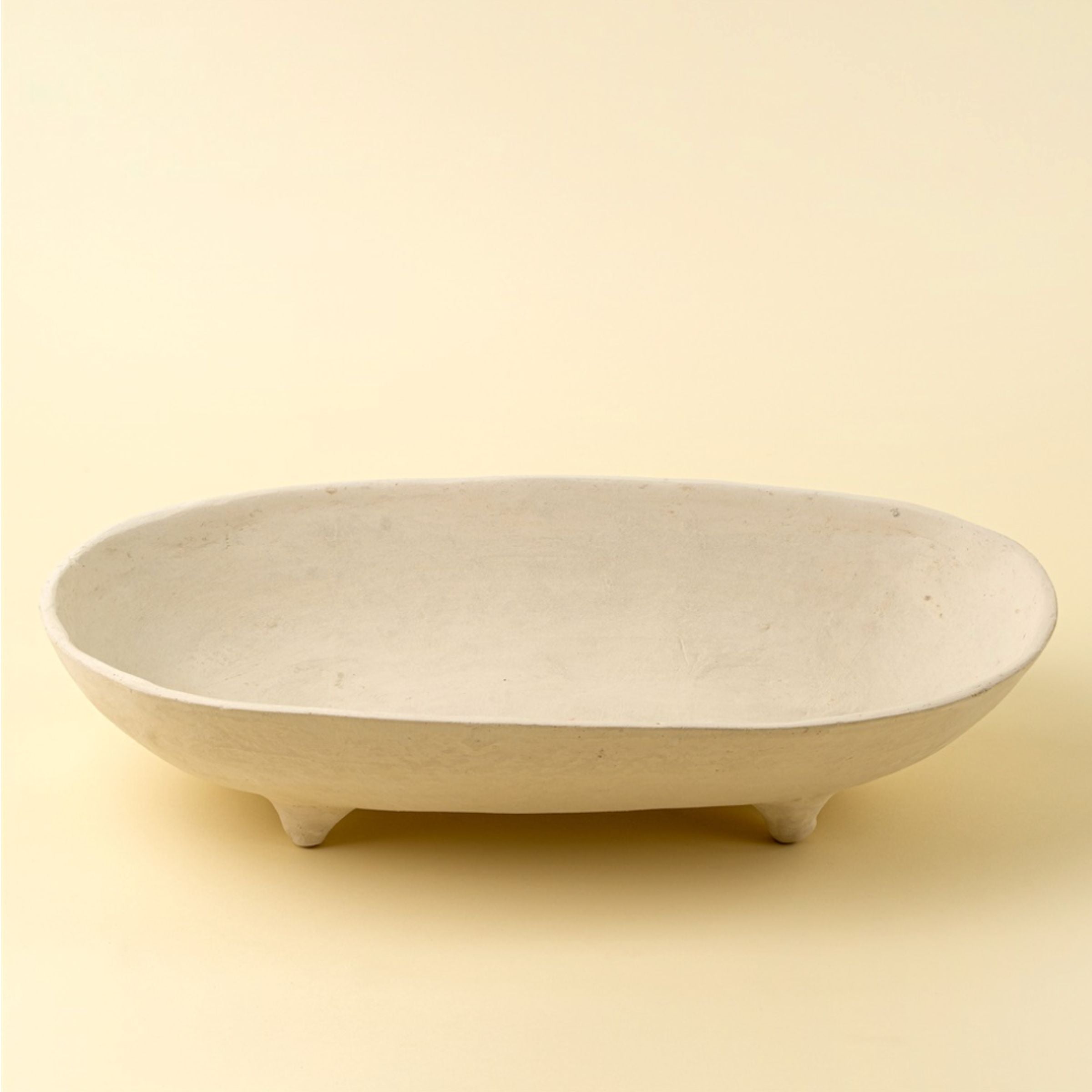 Pedestal Paper Mache Tray