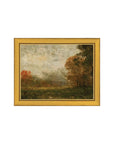 Autumn Trees Framed Antique Art