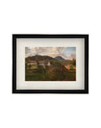 Landscape With Farmstead Framed Antique Art