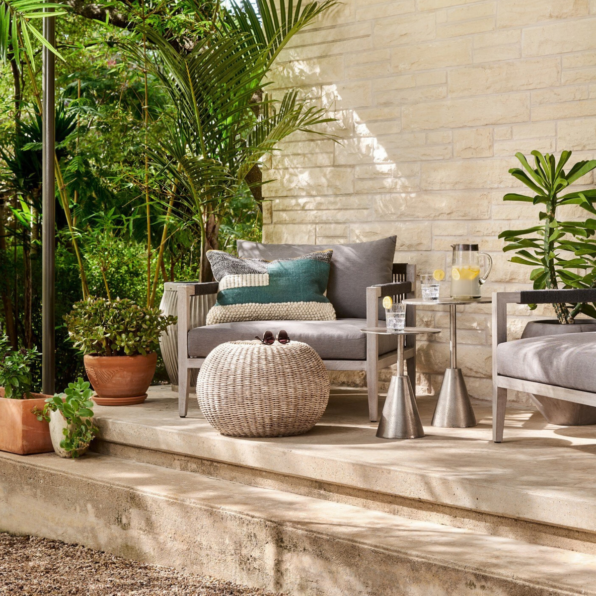 Phoenix Outdoor Accent Stool