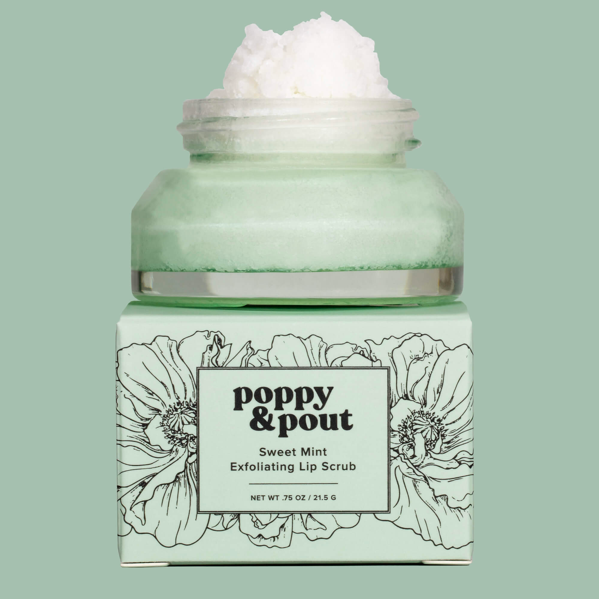 Poppy + Pout Lip Scrub - Sweet Mint