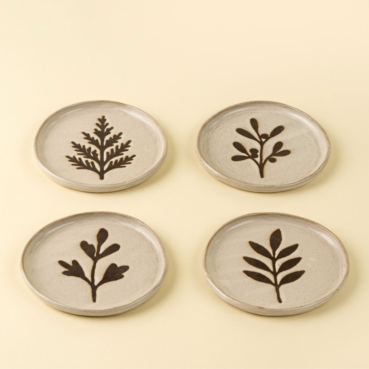 Pressed Botanical Dishes | Set of 4