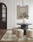 Blake Rug | Olive/Cream