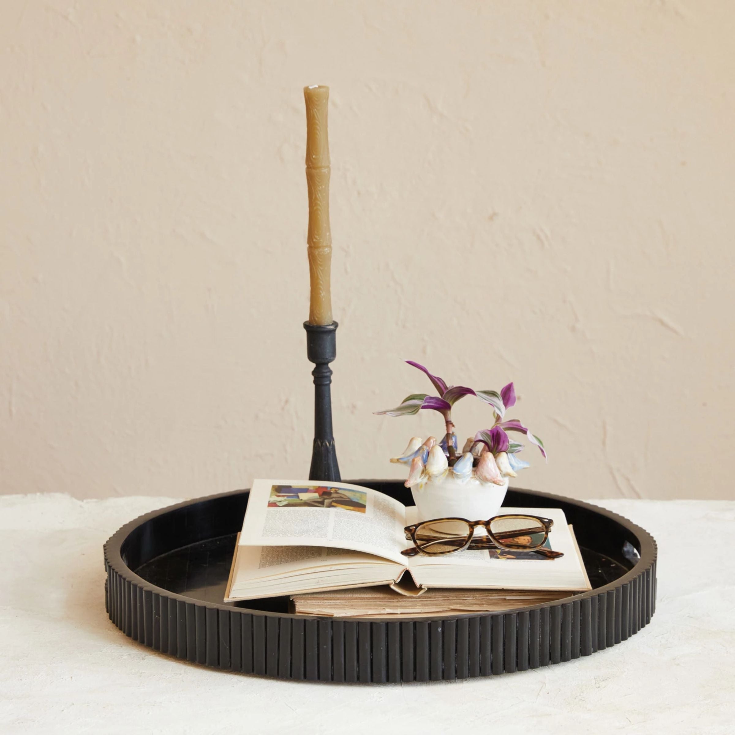 Resin Ribbed Tray