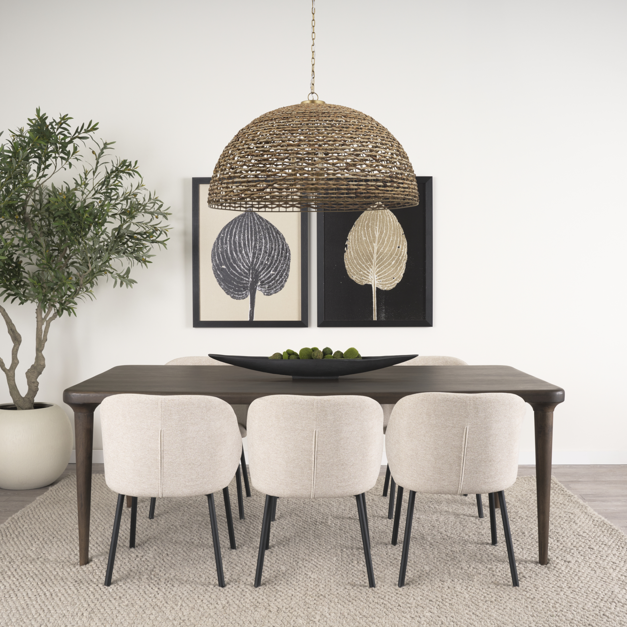 Shayna Dining Chair - Oatmeal