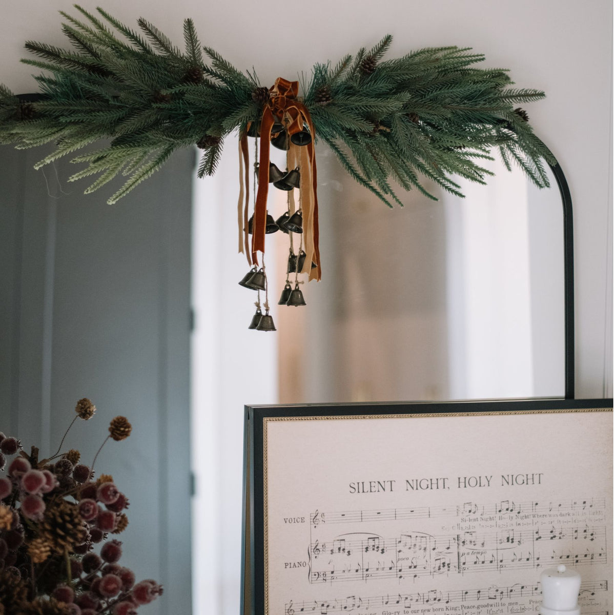 Silent Night Vintage Print