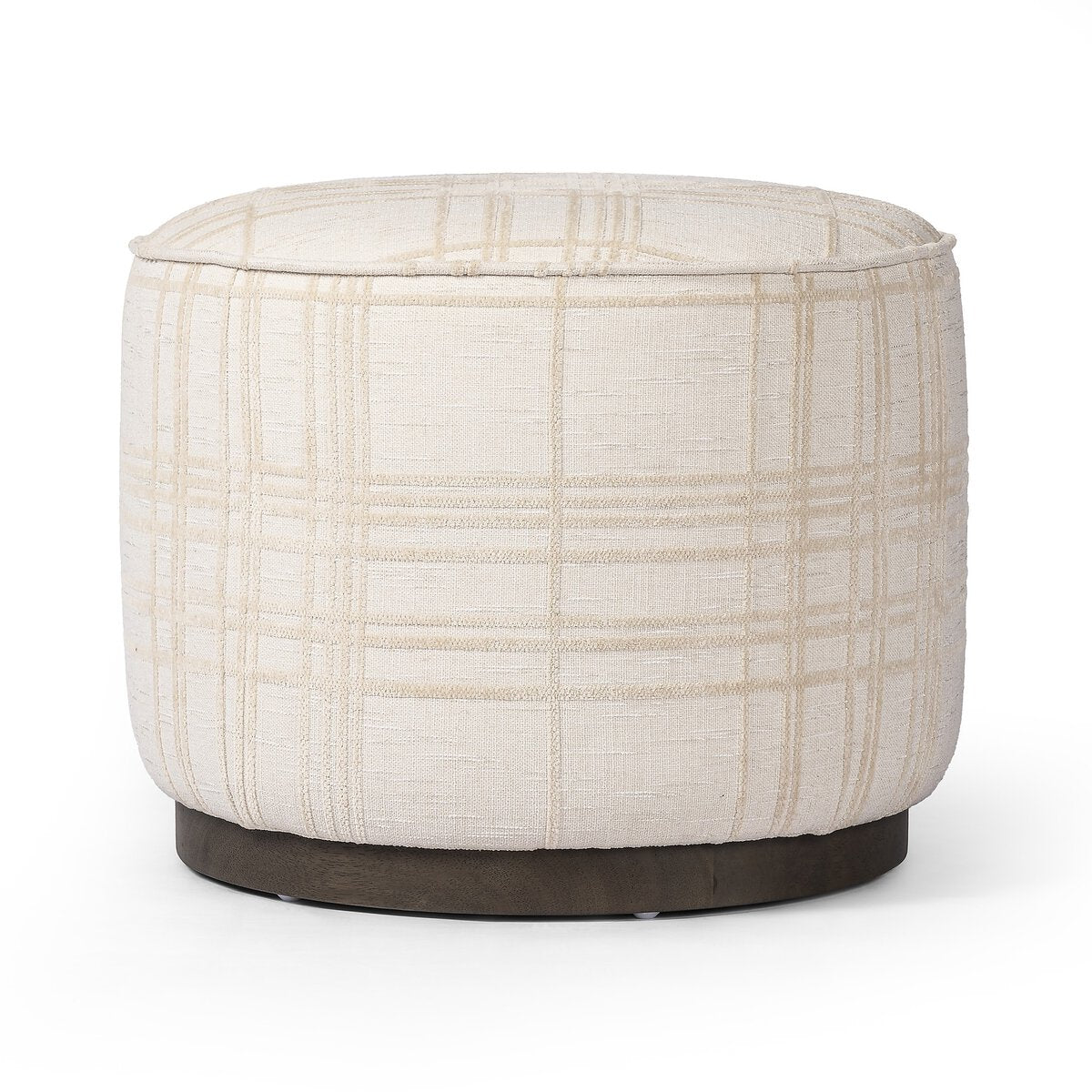 Sinclair Pouf | Sheffield Ivory