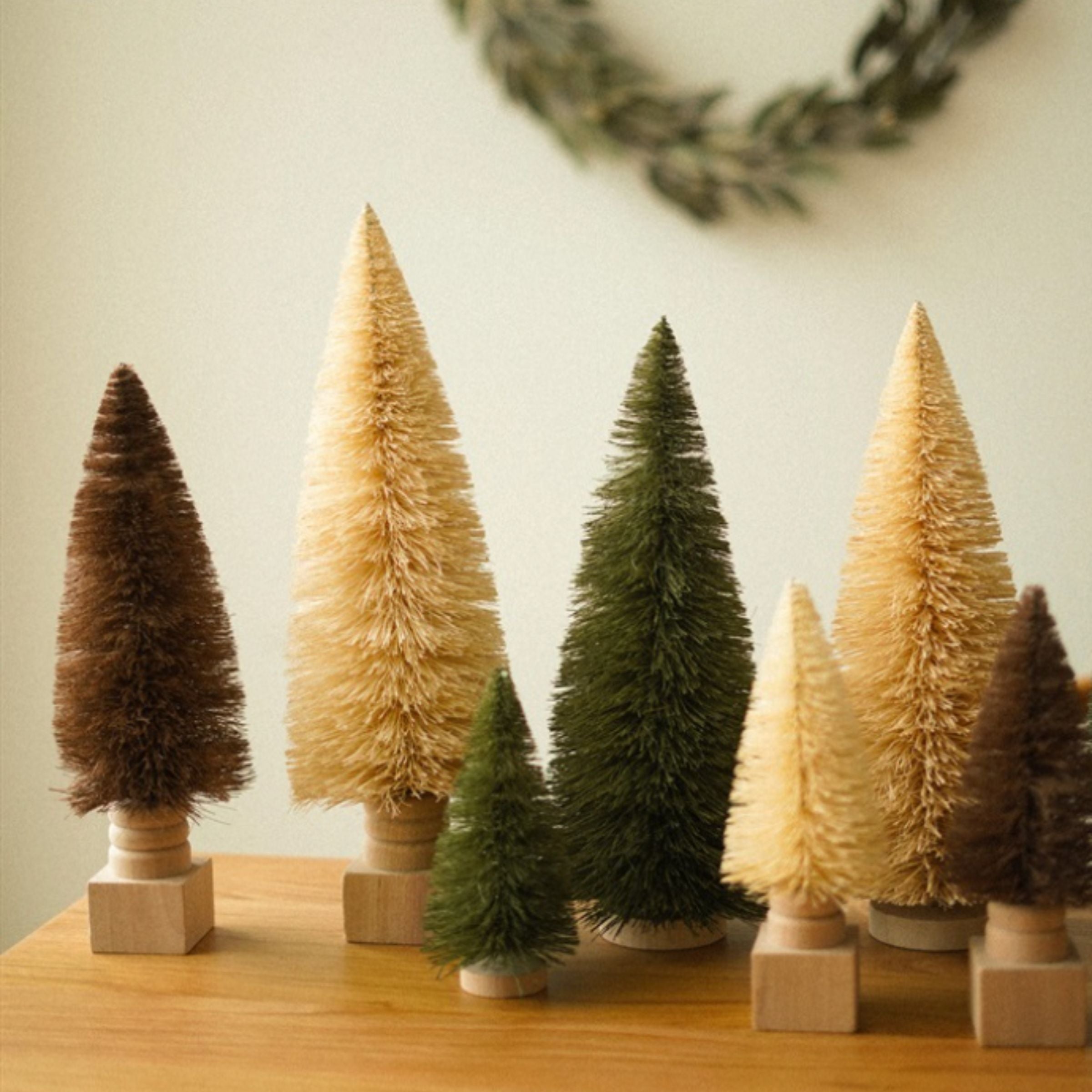 Sisal Bottle Brush Tree | Natural