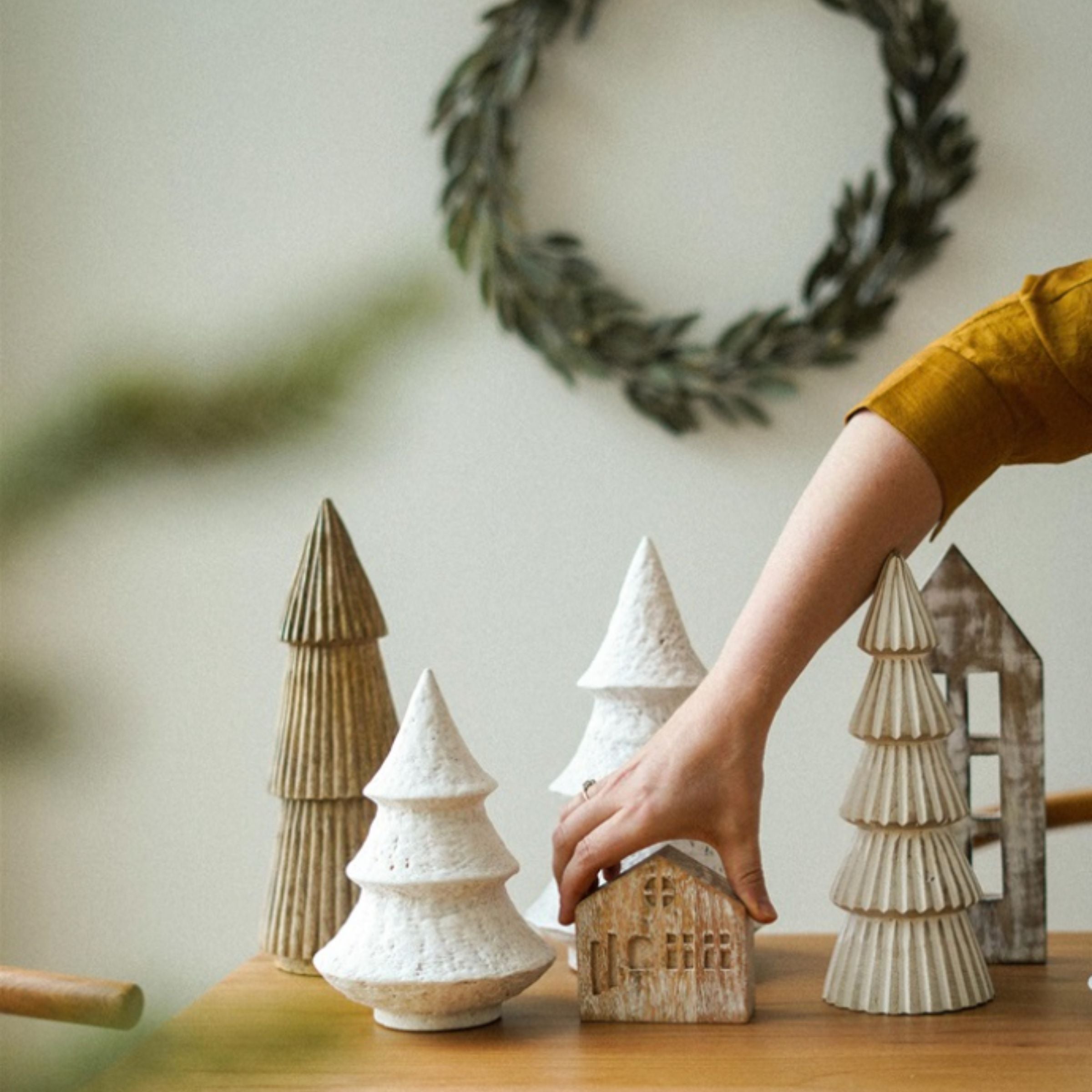 Snowdrift Ceramic Tree