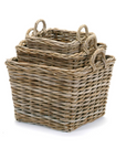Square Grey Storage Basket