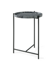 Stella Accent Table - Grey Marble