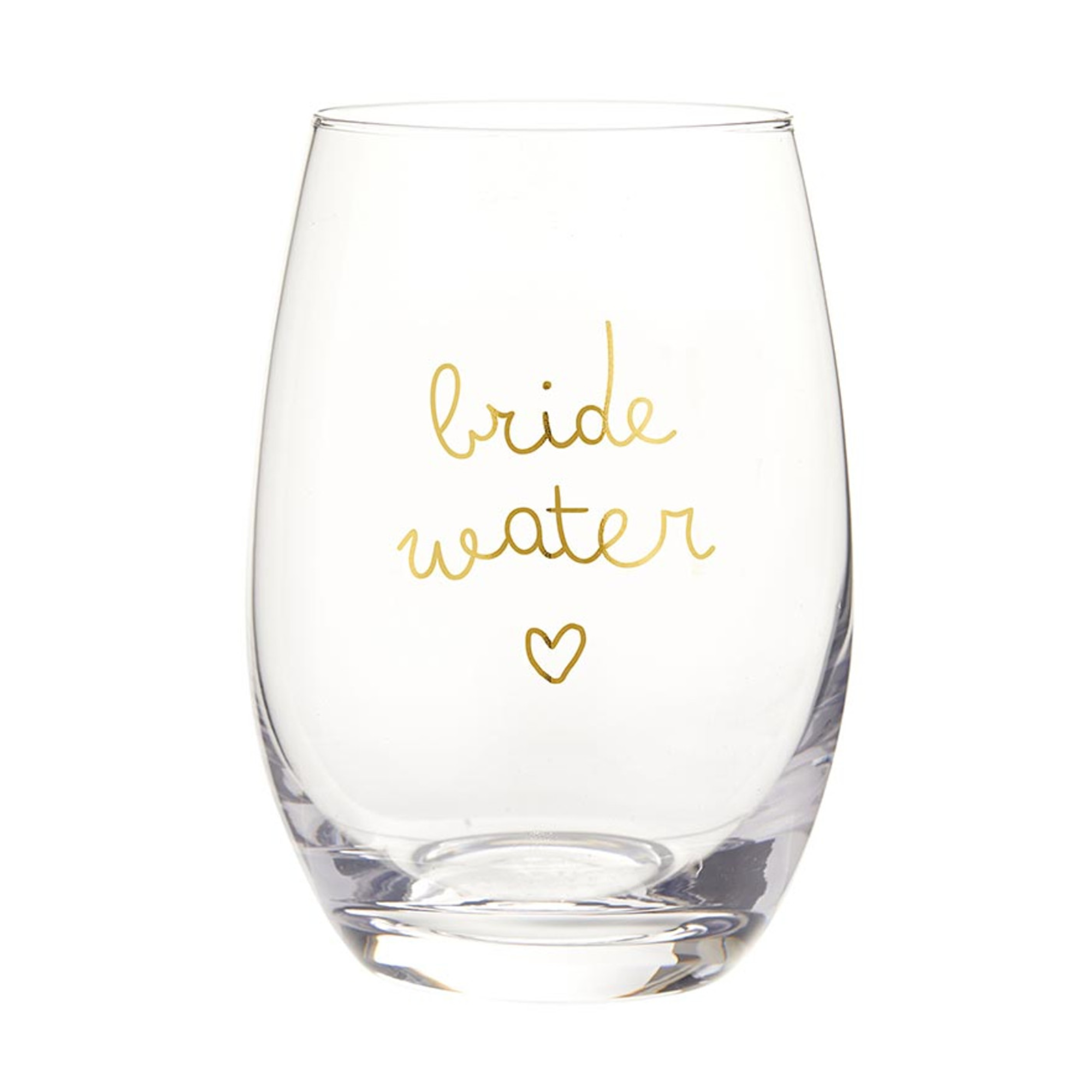 Stemless Wine Glass | Bride Water