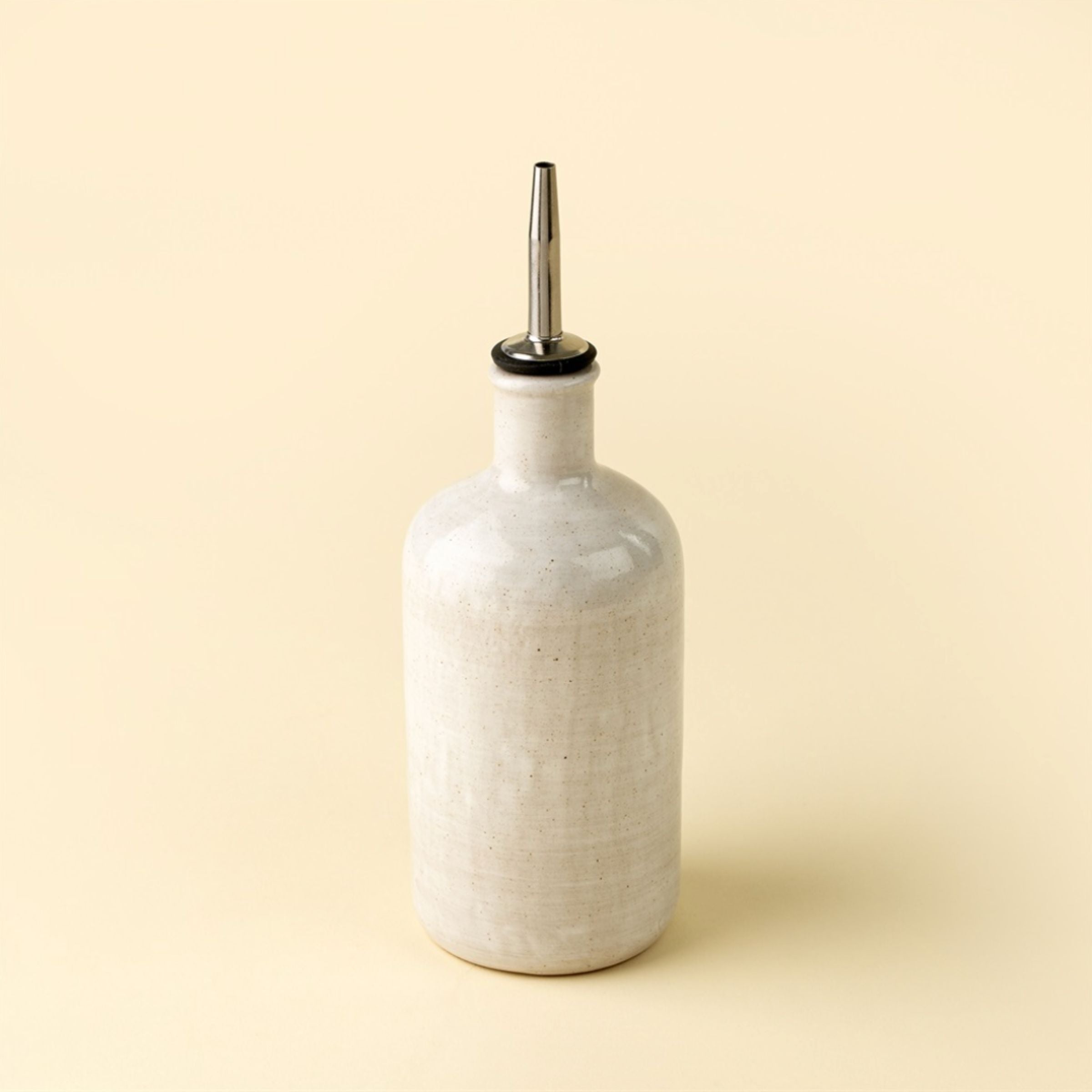 Stoneware Oil + Vinegar Cruet