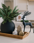 Reindeer Decor - Matte Black