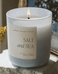 Salt + Sea Matte Jar Candle | Blue
