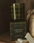 Christmas Plaid Jar Candle