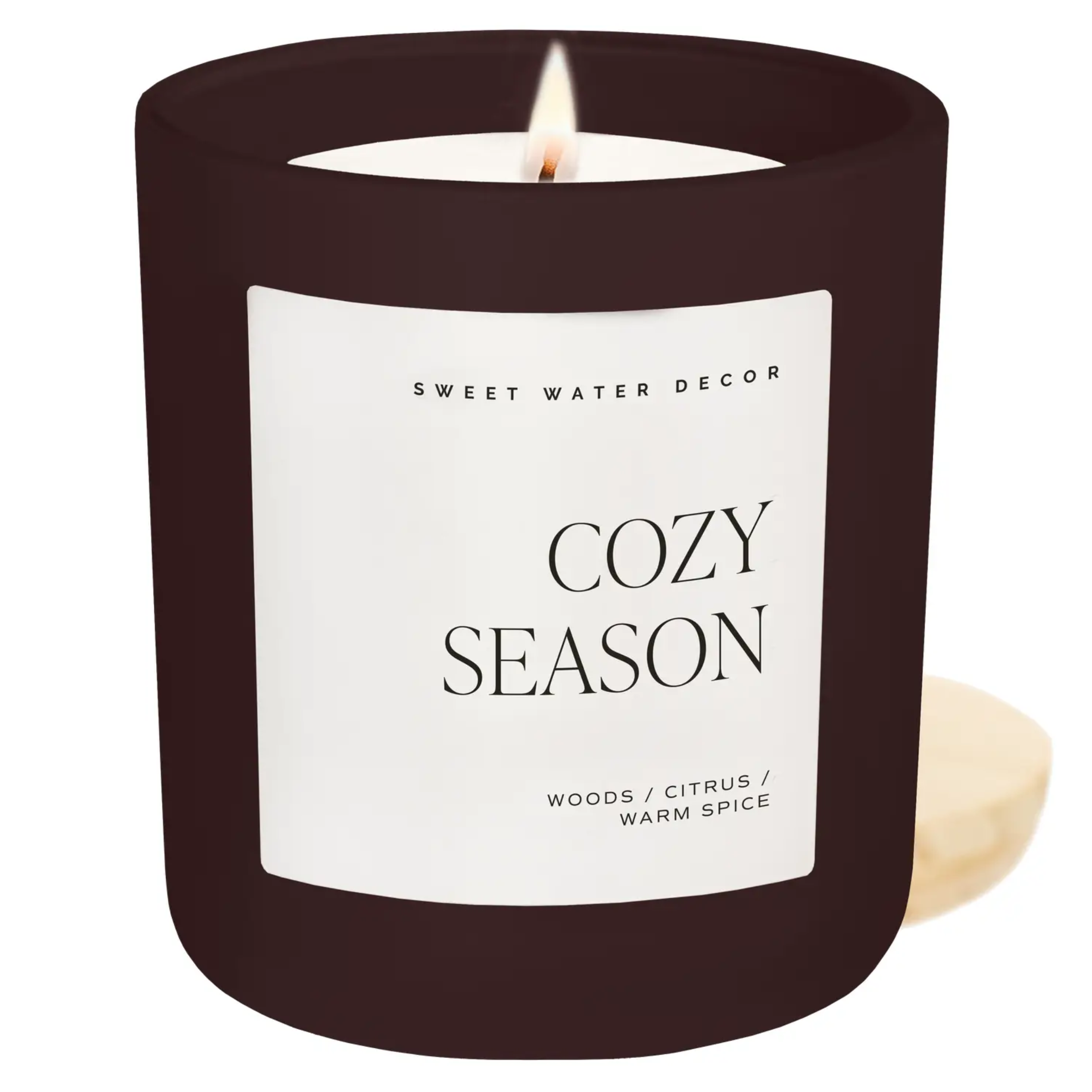 Cozy Season Jar Candle | Brown Matte