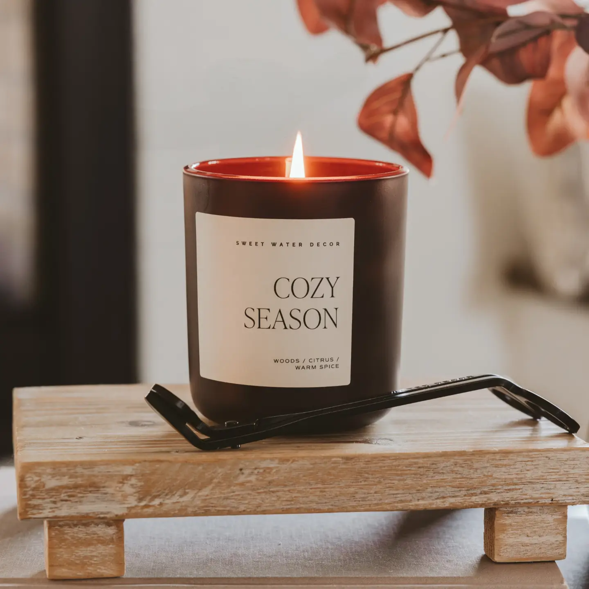 Cozy Season Jar Candle | Brown Matte
