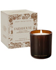 Farmhouse Amber Boxed Candle