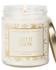 Let It Snow Patterned Jar Candle