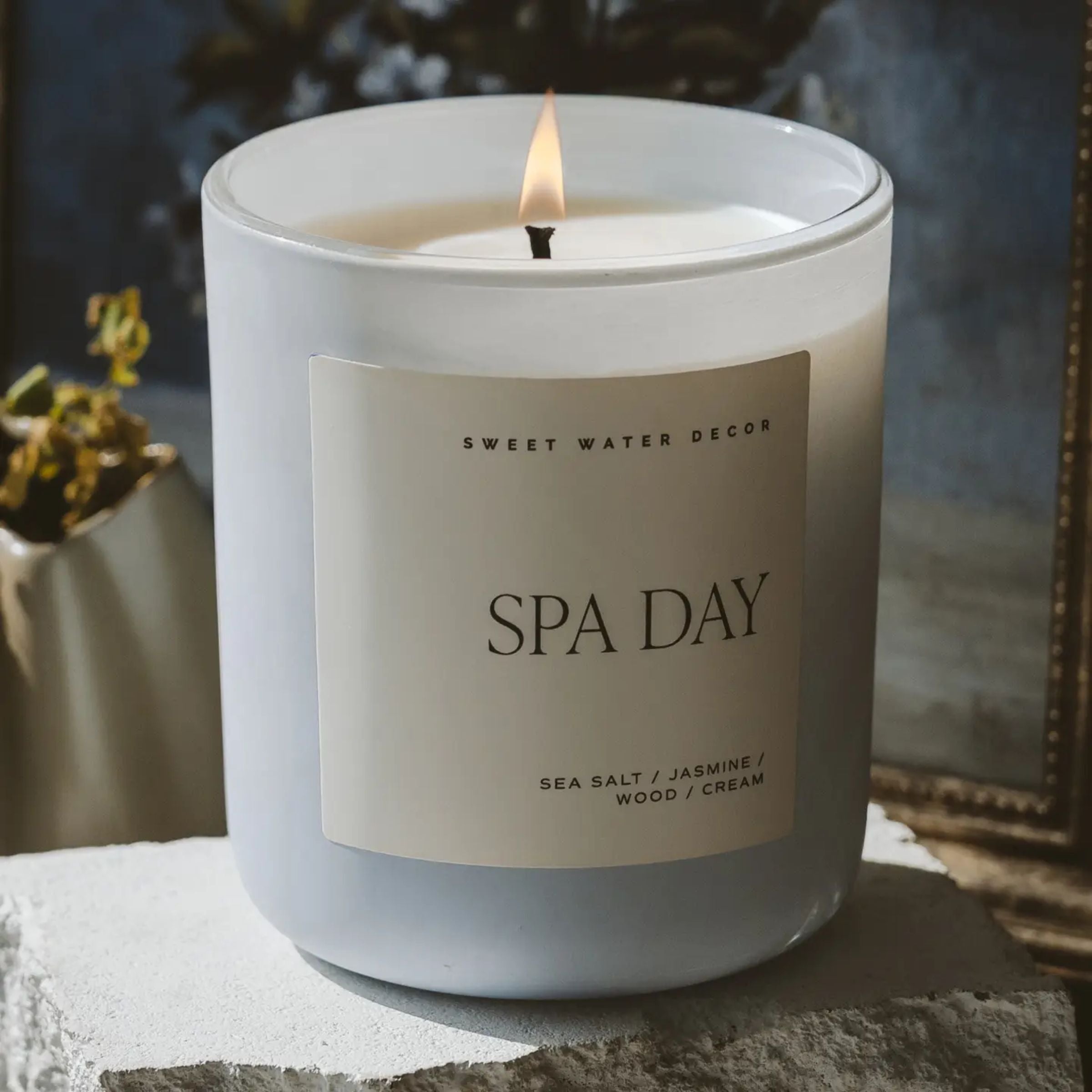Spa Day Matte Jar Candle | Blue