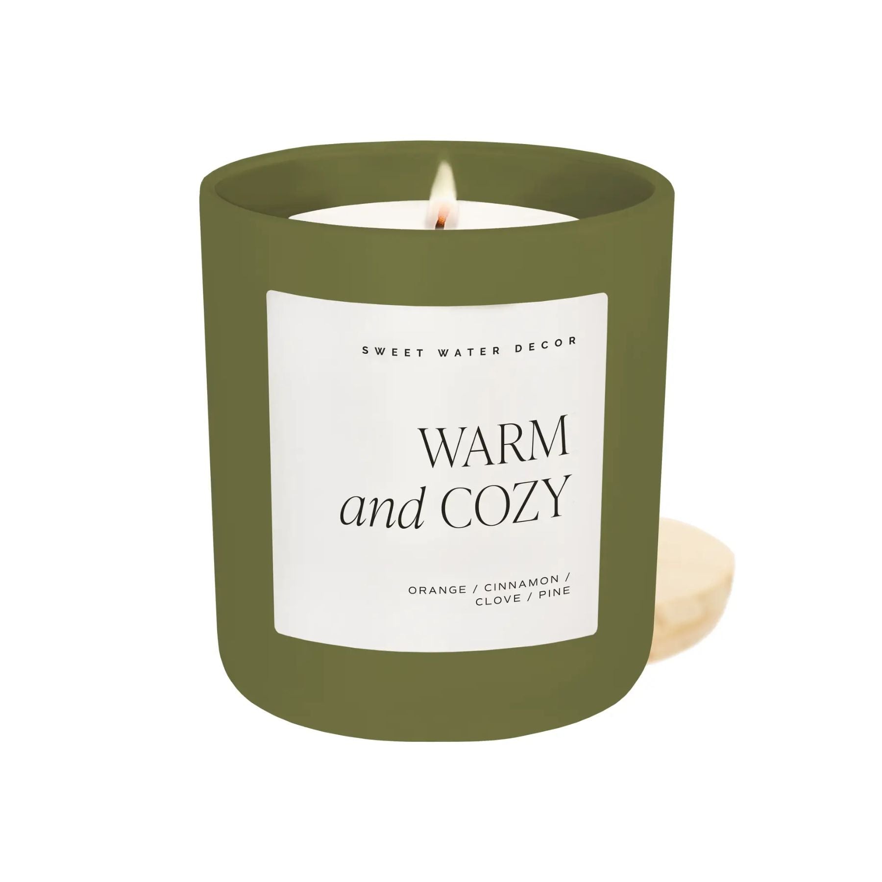 Warm + Cozy Matte Jar Candle | Green