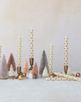 Tapered Candle | Gold Dot
