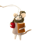 Teacher Tilda Mouse Ornament
