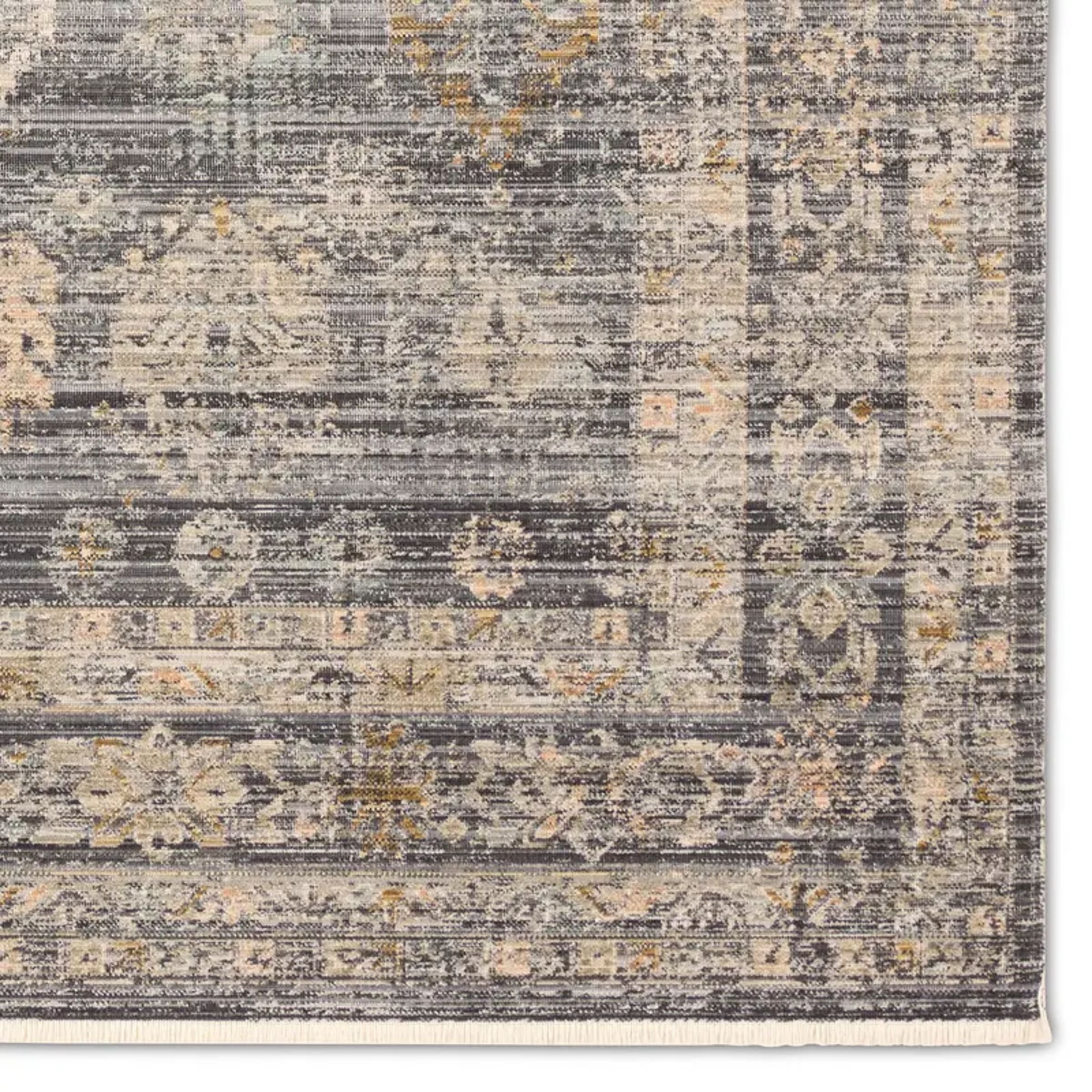 Tejal Rug | Charcoal/Cream