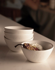 Fable Dessert Bowls - Speckled White