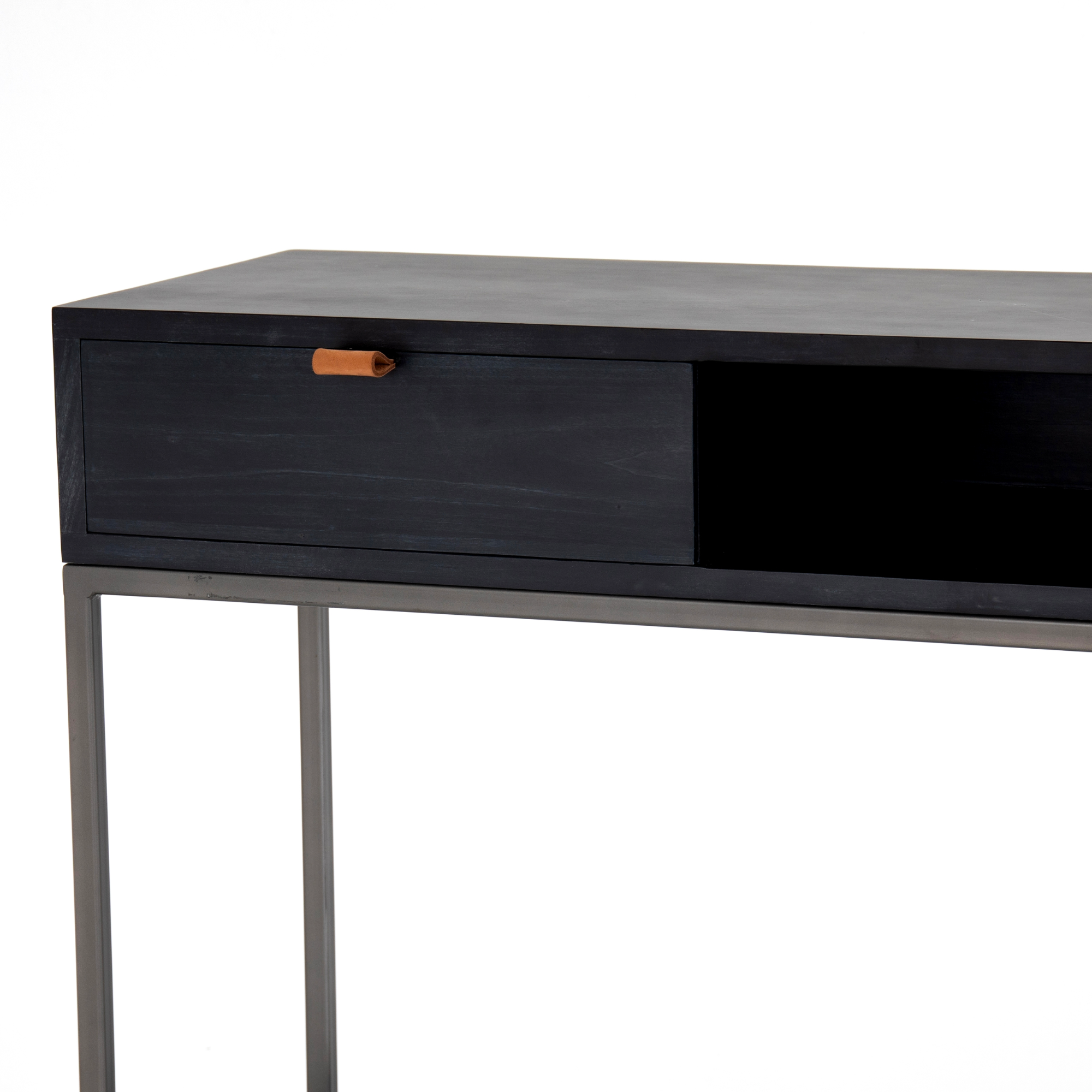 Trevor Console Table - Black Wash