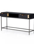 Trevor Console Table - Black Wash