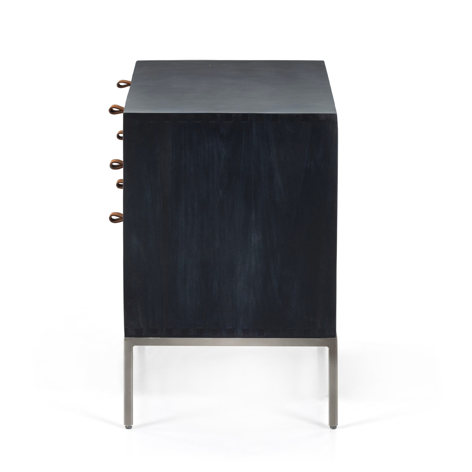 Trevor Large Nightstand - Black Wash