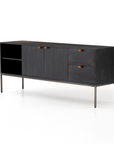 Trevor Media Console - Black Wash