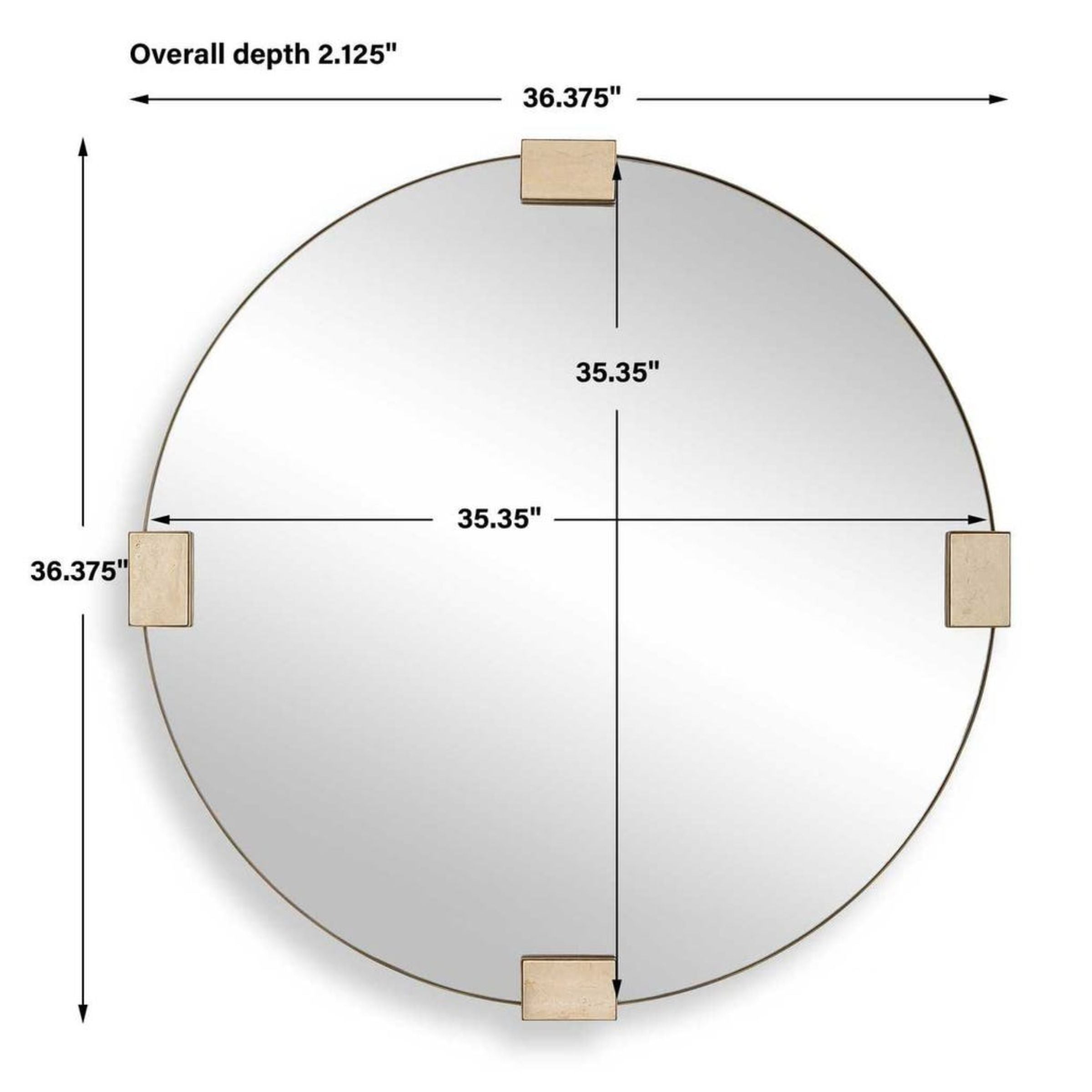 Russo Round Mirror