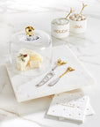 White Marble Serving Board
