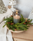 White Spruce Candle Wreath