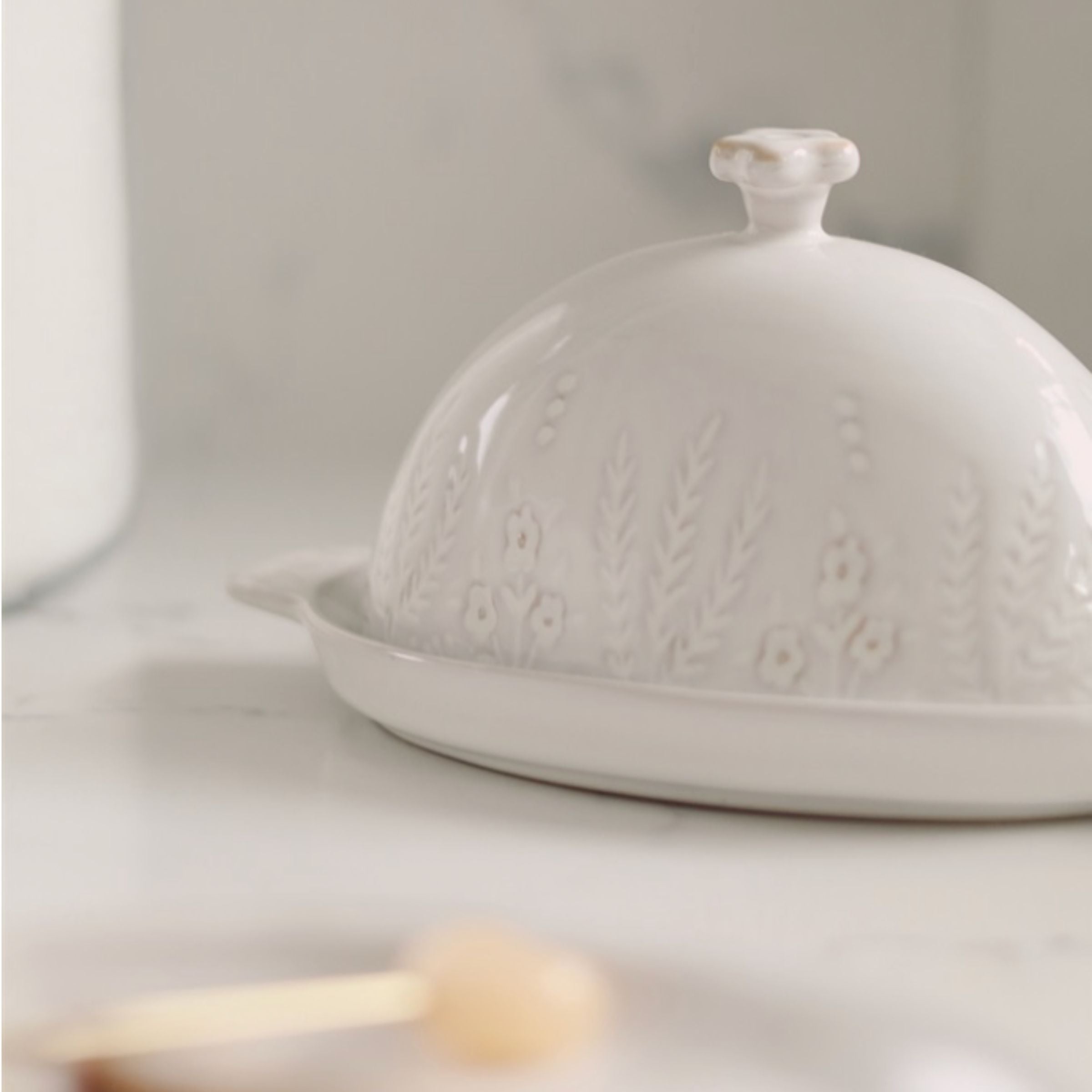 Wildflower Butter Dish